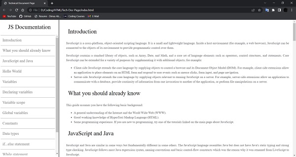 Screenshot Product Landing Page